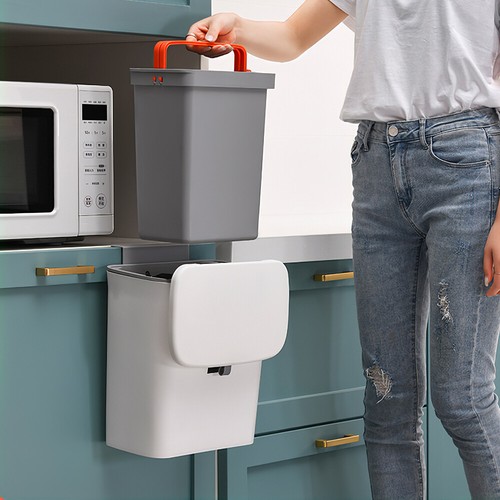 Wall mounted waste bin kitchen - waste,