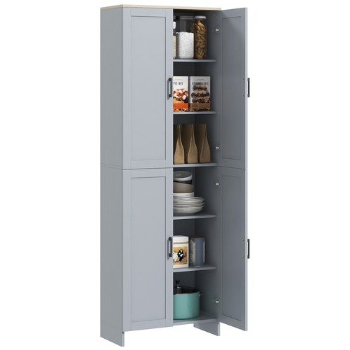 Homcom modern kitchen cupboard - modern,