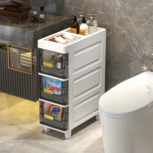 Slim bathroom storage cabinet - bathroom,