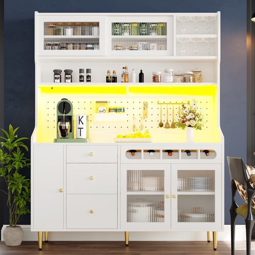 Kitchen cupboard with led - kitchen,