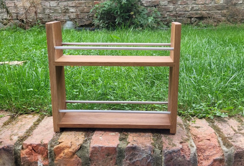 Solid oak spice rack shelves - solid,