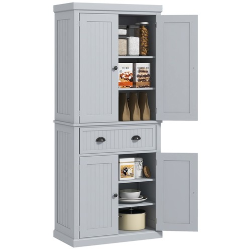 Homcom tall kitchen cupboard - tall,