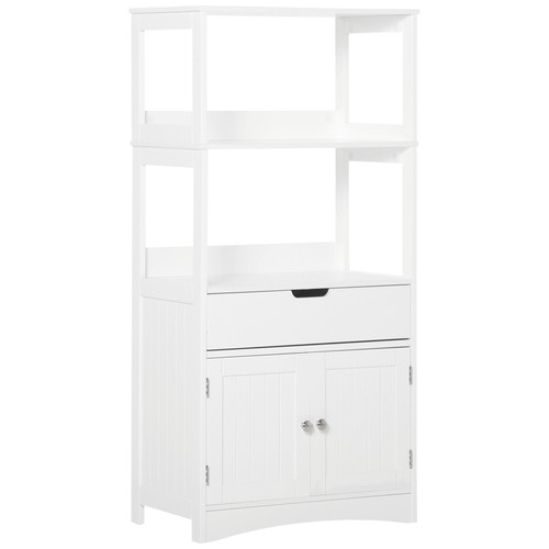 Bathroom floor cabinet storage - bathroom,