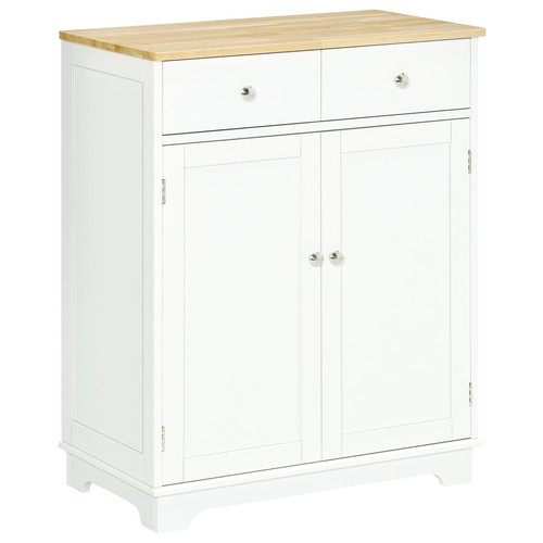 Homcom rubber wood top - homcom,